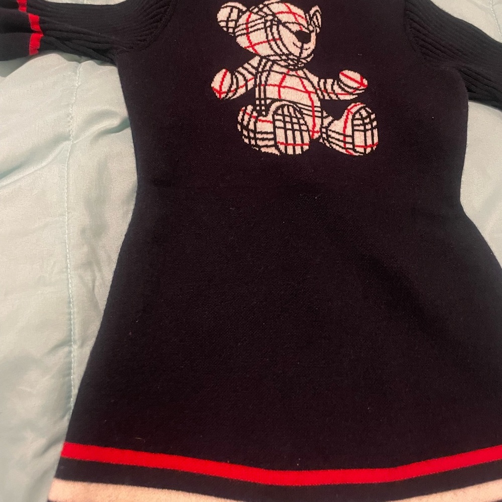 Toddler burberry dress wore once .